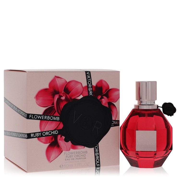 Flowerbomb Ruby Orchid by Viktor & Rolf Eau De Parfum Spray 1.7 oz Flowerbomb Ruby Orchid by Viktor & Rolf Eau De Parfum Spray 1.7 oz